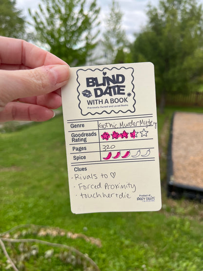 Blind Date with a Book - Gothic Murder Mystery