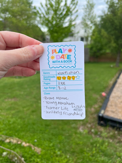 Play Date with a Book - Nonfiction (3-7 Grade Reading Level)