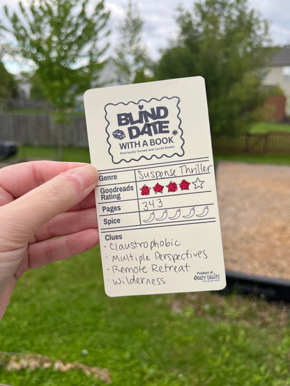 Blind Date with a Book - Suspense/Thriller